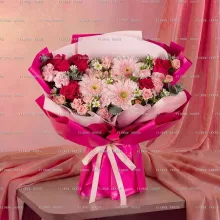 باقة حفلة الفوشيا view 1